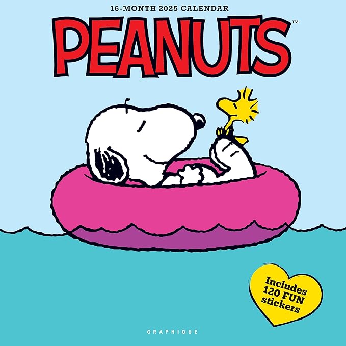 Graphique 2025 Peanuts Wall Calendar | 12” x 12” | Thick Paper | Home & Office Organizer | Large Monthly Grid | 3 Languages & Marked Holidays | 4 Month Preview Page for 2026