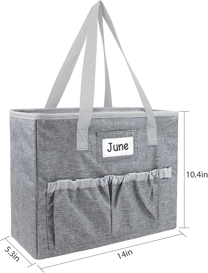 abcxgood Desktop File Organizer Box,Collapsible Hanging Filing Box,Home Office Document Storage Organizer with Front Pocket and Handles, Letter Size Folder.