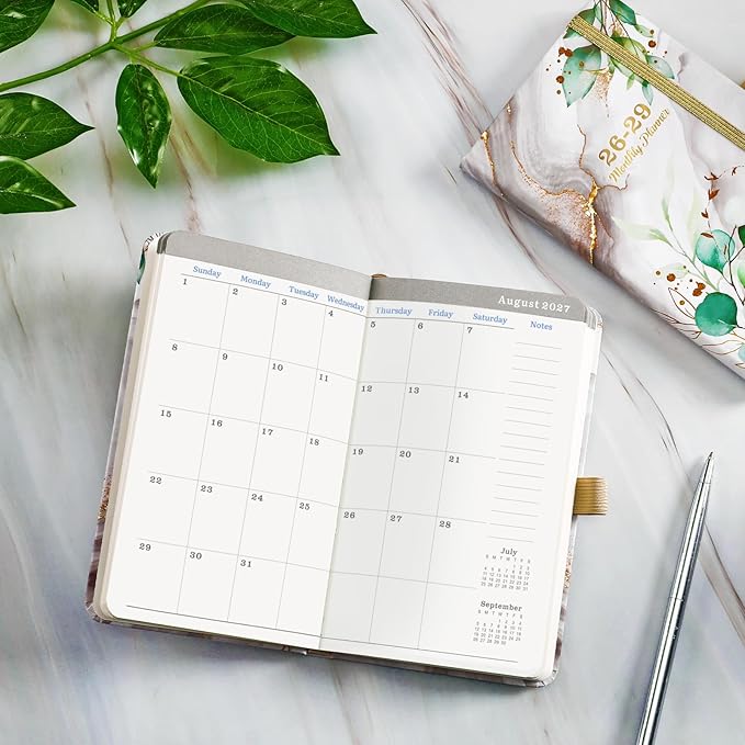 Pocket Calendar 2026-2029 - 3 Year Monthly Planner, July 2026 - June 2029, 6.4" x 3.8", Pocket Calendar 2026-2029 for Purse Small Size Monthly Planner