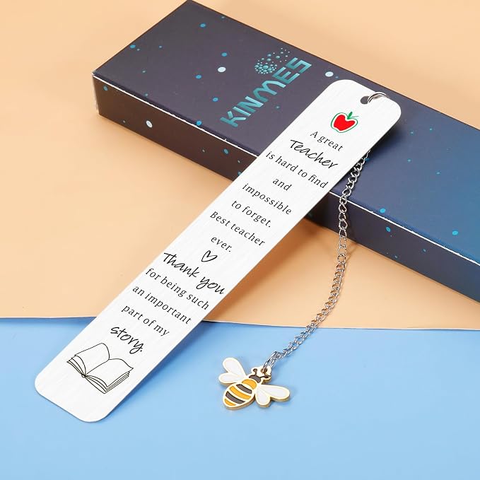End of School Year Gifts for Tteacher Mentor from Students, Teacher Appreciation Summer Bookmark Gifts for Women Men, Christian Grad Retirement Birthday Gift, Thank You Presents for Retired Teacher