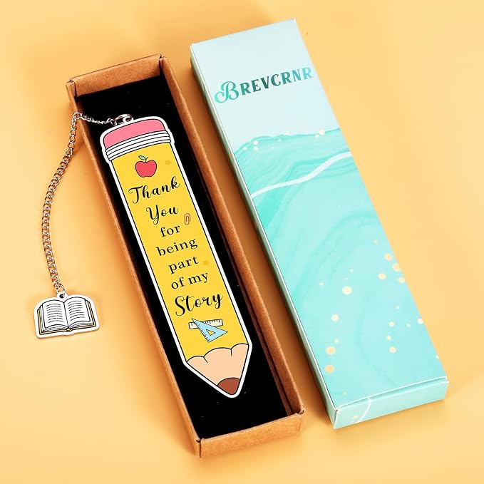 Teacher Appreciation Bookmark Gifts for Women Men, Retirement Gift for Teacher, Back to School Gifts for Teachers, End of Year Thank You Gift Bulk for Teachers from Students, Graduation Teacher's Day