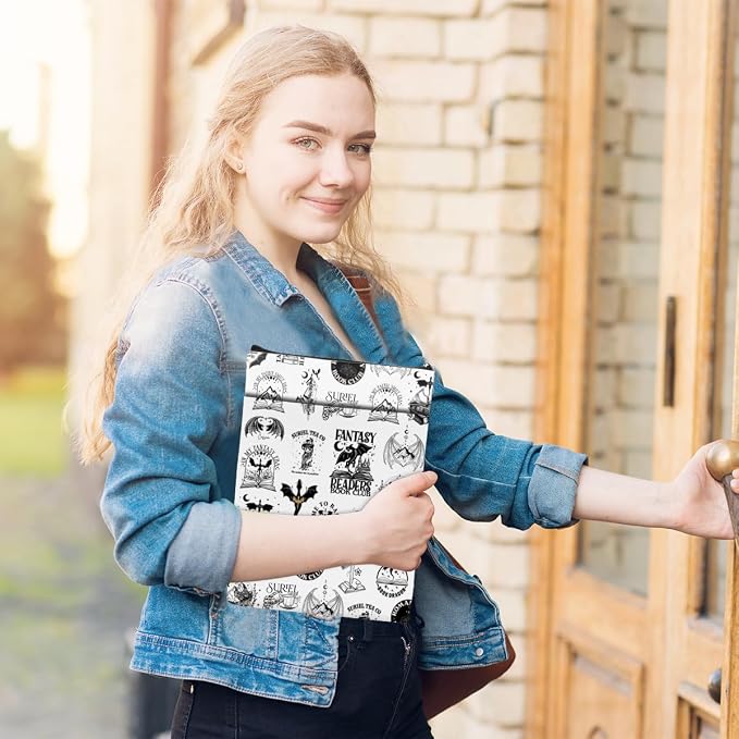 Fantasy Novel Dragon Book Sleeve Books Lovers Gifts Bookish Gifts for Readers Librarian Teacher Mothers Day Graduation Birthday Gift