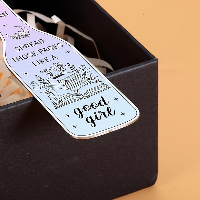 Funny Bookmarks for Women, Smut Bookmark for Reading Women, Dark Romance Bookmarks for Girls Bookworms Nerd Book Lovers, Spicy Book Marks for Friends Adults Female, Dorm Room Essentials for Girls