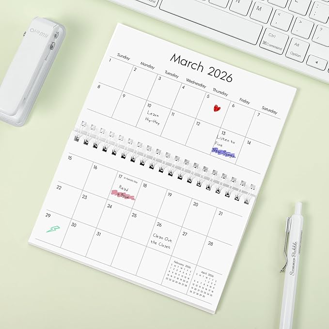 Pocket Calendar 2025-2027, Green 2025-2027 Monthly Planner -3.7" x 6.7" for Purse, Runs from July 2025 Until December 2027, Monthly Planner Pocket Size with Coil Organizing & Planning