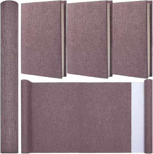 CRASPIRE 51 x 11.8 Linen Book Cloth Camel for Book Binding A4-A8 Fabric Surface Paper Backed Bookcover Books Album Scrapbooking Archival DIY Covering Protector Bookcloth Bookbinding Supplies