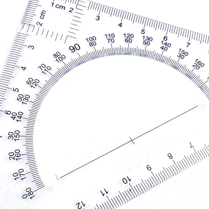 BronaGrand Triangle Ruler Square Set, 30/60 and 45/90 Degrees, Set of 2