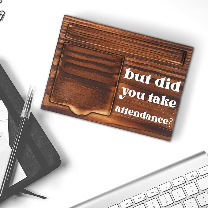 Secretary Gifts for Women Teacher HR Reminder Sign Human Resources Professional Gifts, HR Ideas Gifts for Coworkers, School Secretary Gifts, Office Desk Retro Note Pad Holder VN333