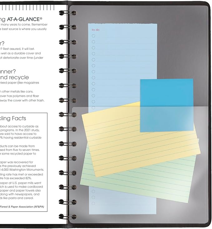 AT-A-GLANCE 2025 Appointment Book Planner, Weekly, 5" x 8", Small, 13 Months, Black (701000525)