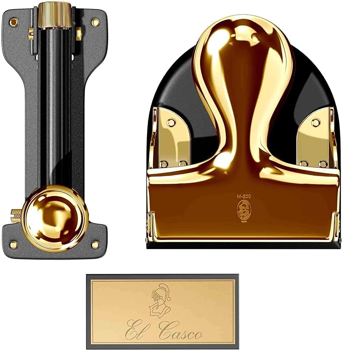 El Casco Stapler & Hole Punch 23K Gold and Black SET-4LN