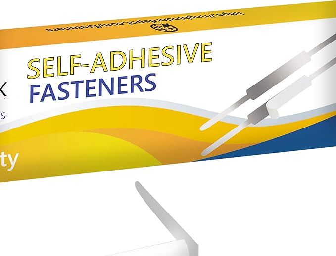 OLYMPX 100 Pcs of 2” Capacity Economy Self Adhesive Prong Paper Fastener Bases, 2.75 Inch Center for Paper File Clip Folder Accessories, 100 per Box