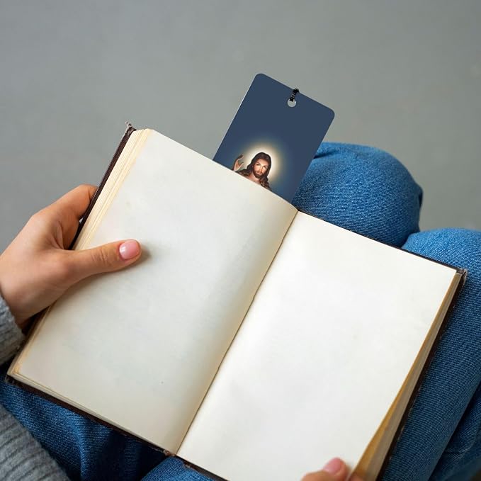 Jesus Bookmark for Book Lover Christian Gifts for Women Men Divine Mercy Bookmark Religious Faith Based Gifts for Mom Grandma Friends
