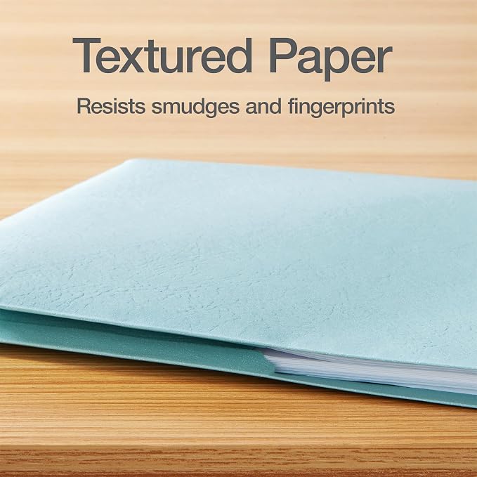 Oxford 2 Pocket Folders with Prongs, 25 Pack, Assorted Calming Colors, Made in the USA, Fits 100 Letter Size (8.5" x 11") Sheets, Durable Paper Folders for School, Office, and Home