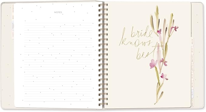 FRINGE STUDIO Garland Wedding Planner, Planner has 152 pages and includes a storage pocket. (157002)