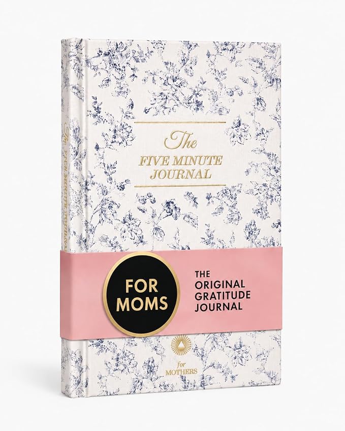 Intelligent Change Five Minute Journal for Moms - Daily Gratitude Journal, Mindfulness & Memory Keepsake for Mothers, Undated - Gifts for Mom