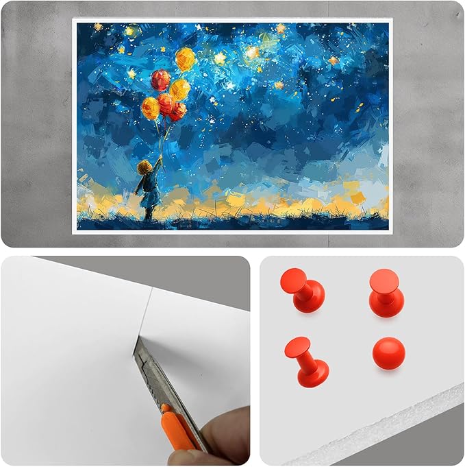Foam Board 24" x 36" x 3/16" (5mm) - 12 Pack, White Poster Board, Double-Sided, Acid-Free Foam Core Board for Signs, Presentations, Schools, Offices, and Art Projects