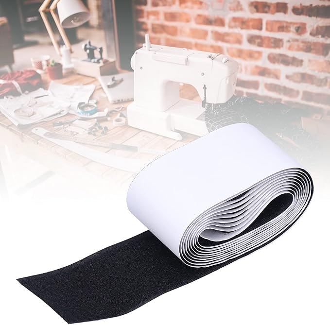Guitar Effect Pedal Mounting Tape Strong Adhesive Nylon Tape Secure Fastening for Guitar Pedal Board 5cm x 2meters Rough Hook Surface (Frosty Noodles)