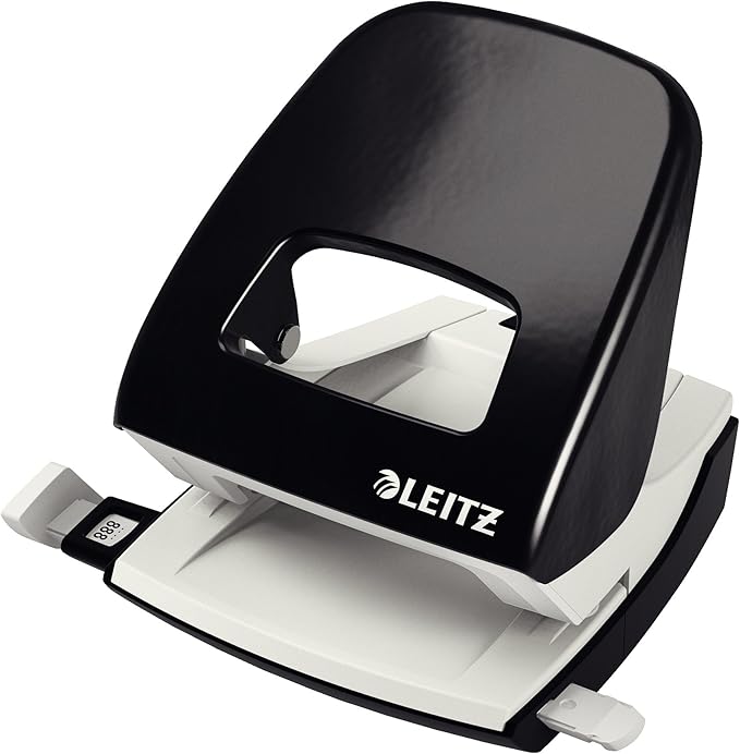 Leitz NeXXt 50950095 Office Set of NeXXt 5008 Office Hole Punch and NeXXt 5502 Stapler Black