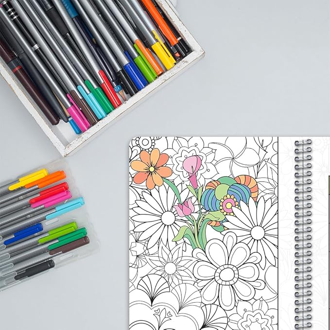 Dated Annual Color Your Year 2026 Planner, Full Calendar Year, Small (5.5" by 8.5")