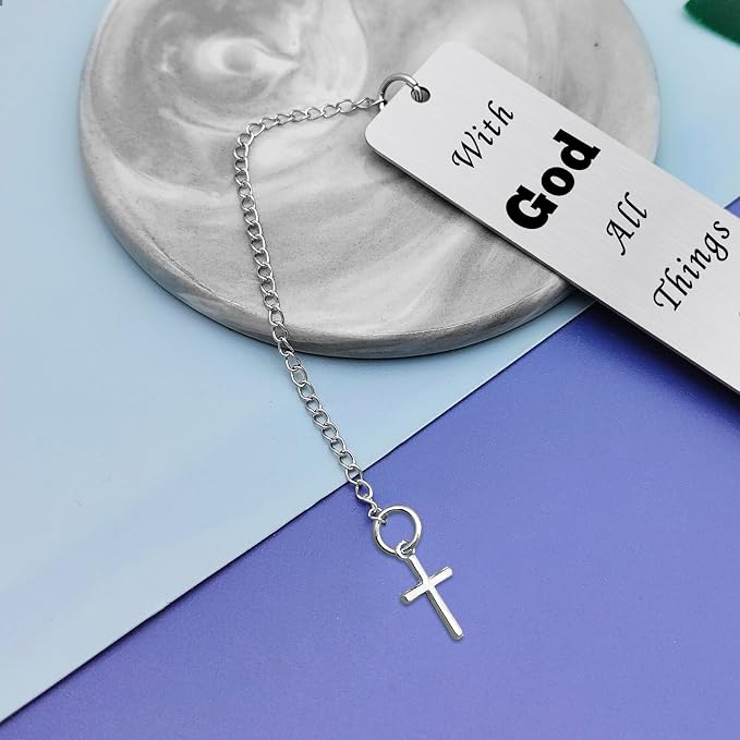Christian Bookmark Christian Gifts for Women Faith Religious Gifts Bookmark Christian Inspirational Gifts for Women Mom Daughter Religious Birthday Gift Bible Verses Baptism Gift for Book Lover