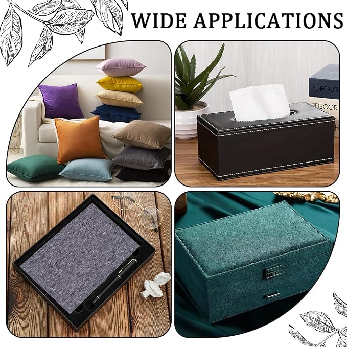 CRASPIRE 51 x 11.8 Linen Book Cloth Dark Gray Books Binding Fabric Surface Paper Backed Bookcover Densely Woven Cloth Books Album Scrapbooking Archival Covering Protector Bookbinding Supplies