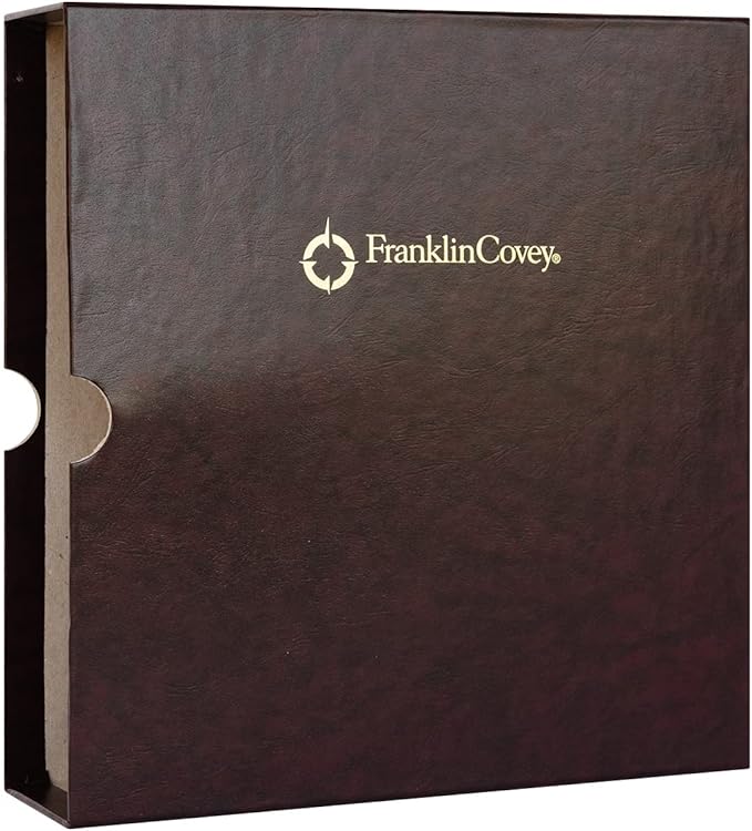 FranklinCovey - Storage Sleeve for FranklinCovey Planners | Protect Past and Future Planner Pages (Monarch, Burgundy)