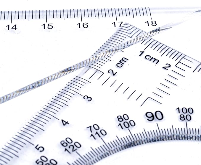 BronaGrand Triangle Ruler Square Set, 30/60 and 45/90 Degrees, Set of 2