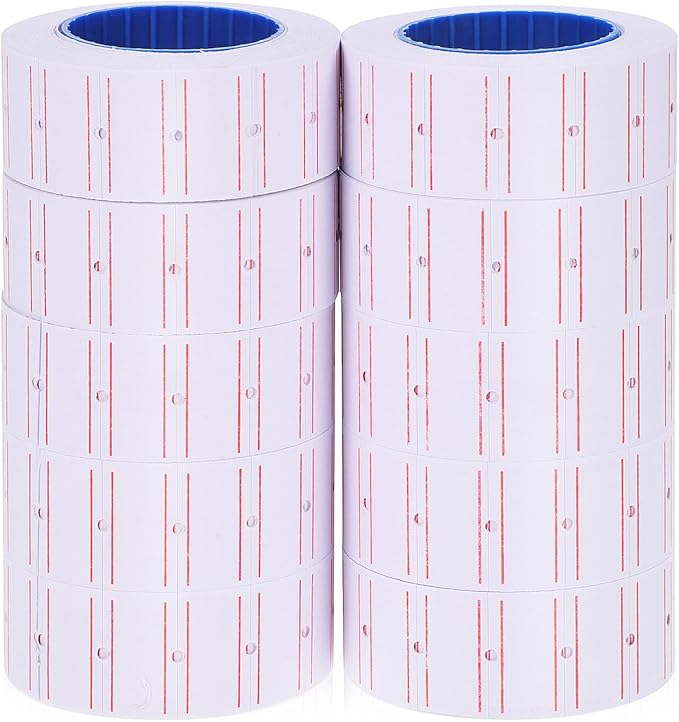 10rolls Self-Adhesive Price Labels Marking Stickers for Retail and Adhesion Long-Lasting Use Read Price Tags