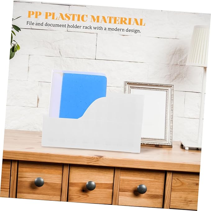 3pcs Transparent Document Box Modern File Organizer for Office Home Storage for Files Letters Magazines Sturdy Desktop Rack for Efficient Space Management