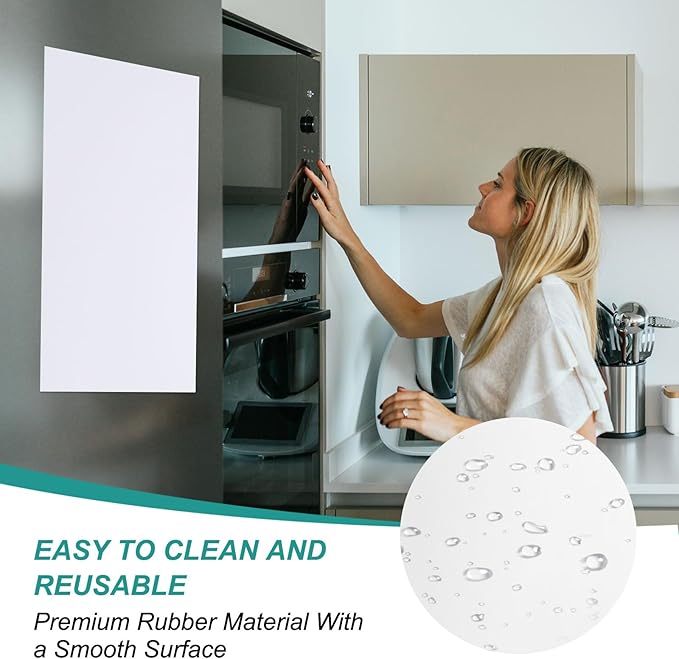 PATIKIL Magnetic Dry Erase Board Sheet for Fridge, 3 Pcs 12 x 8 Inch Erasable Refrigerator Whiteboard for Kitchen for Home Kitchen Organizer Planner Office Storage, White (1mm)