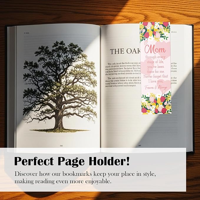 120 Pcs Mothers Day Bookmarks Gift, Christian Bible Verses Paper Bulk Bookmark Gift for Mama, Best Mom Ever Religion Inspirational Scripture Paper Book Mark Gift for Women Mom Reading Lover