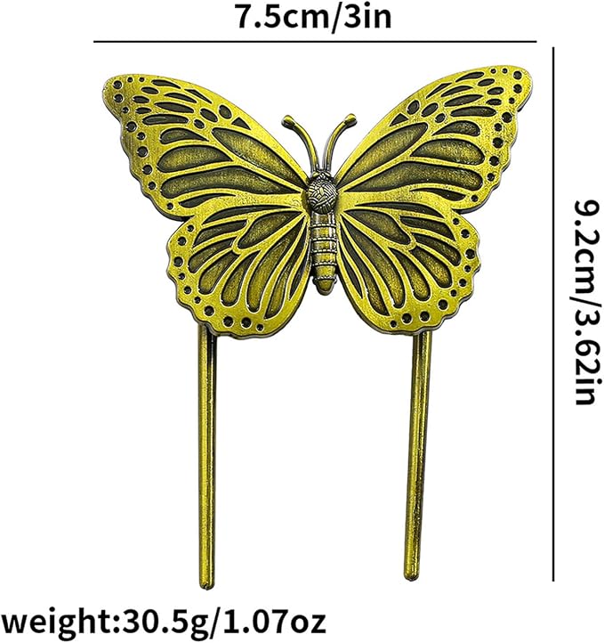 Bookmark,Metal Butterfly Book Clip,Journal Clip,Book Page Holder Clip,Vintage Book Clips,Hold Journal Open While Writing and Free Your Hands,Gifts for Book Lovers,Readers,Writers(Butterfly B)