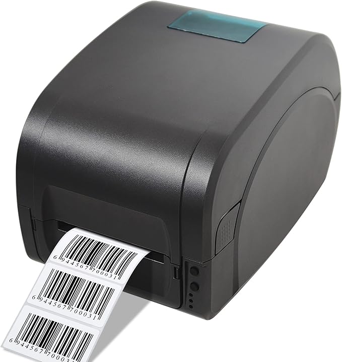 Hybsk 2.25x1.25 inch Direct Thermal Labels for Barcodes, Address, Compatible with Rollo Label Printer & Zebra Desktop Printers (2.25"x1.25",4 Rolls White)