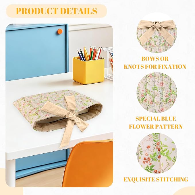 Bible Cover Case for Women,Large Bible Tote Bags for Women Organizer Quilted Bible Carrying Case(new) (Khaki Flower)