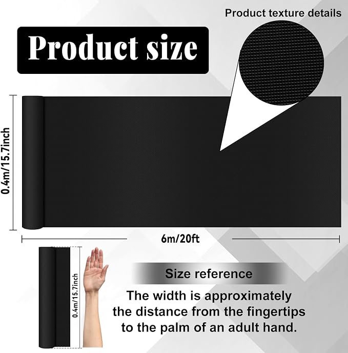 Black Bulletin Board Roll Reusable Waterproof Erasable Black Non-Woven Fabric Bulletin Board Roll Wrinkle Resistant Background Poster for Home School Classroom Decor Wrapping DIY Crafts 15.7" x 20ft