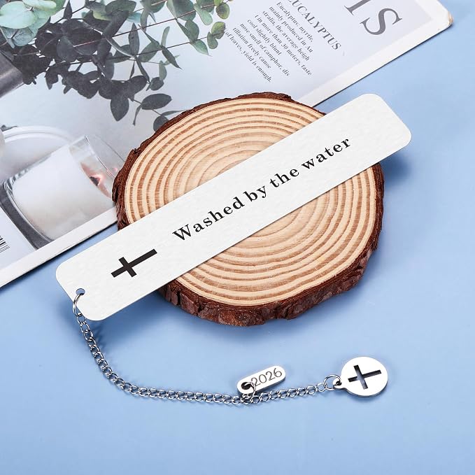 Baptism Gifts for Girl Boys Bookmark Gift for First Communion Christening Gifts for Goddaughter Godson Godchild Baby Girl Adult Baptism Gifts for Women Men Friends Catholic Gifts Religious Bookmarks