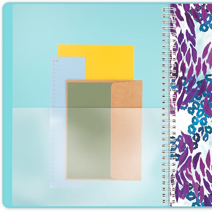 AT-A-GLANCE 2026 Appointment Book Planner, Weekly & Monthly, 8.5" x 11", Hourly, Large, Wild Washes, Teal (523-905-26)