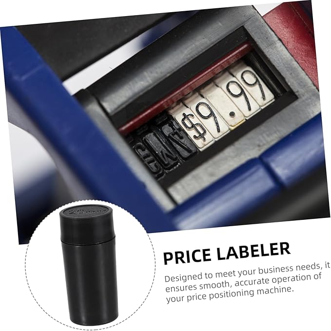 OSALADI 10pcs Quick-Dry Ink Wheel Replacement Single Line Price Marker Easy to Install Label Maker Ink Refill for Retail Pricing Tool Accessories