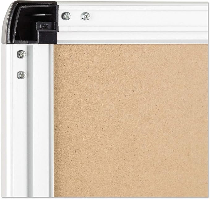 U Brands PINIT Magnetic Dry Erase Board White Board, 48" x 72" Inches, Silver Aluminum Frame