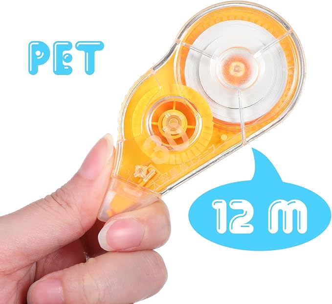 50 Pack White Correction Tape, 39 Feet Correction Tapes Easy To Use Applicator for Instant Corrections School Office Supplies, Colorful