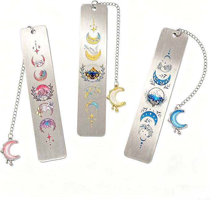 Acotar FAE Romance Metal Bookmark,The Night Court Feysand Fantasy Bookmarks,Reading Gift for Women Book Lovers and Fans of The Court of Thorns and Roses (3PC ACotar)