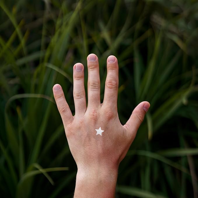Hybsk 540 Counts Small Star Stickers for Reward 0.5 Inch Metallic Foil Teacher Cute Tiny Star Labels (Silver)