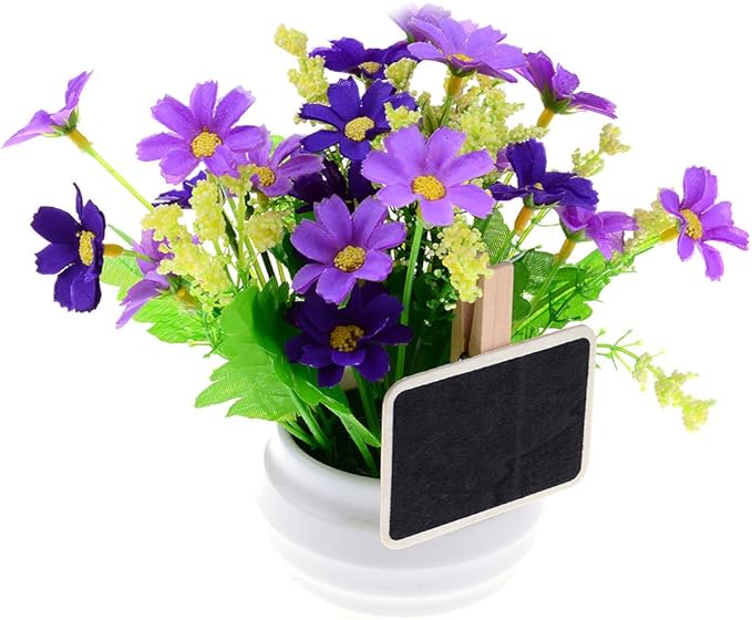30 Pcs 2.8 * 2.1Inch Wood Mini Chalkboard Clip Wooden Message Board Tag Signs for Memo,Note Taking,Food Label,Party Decor
