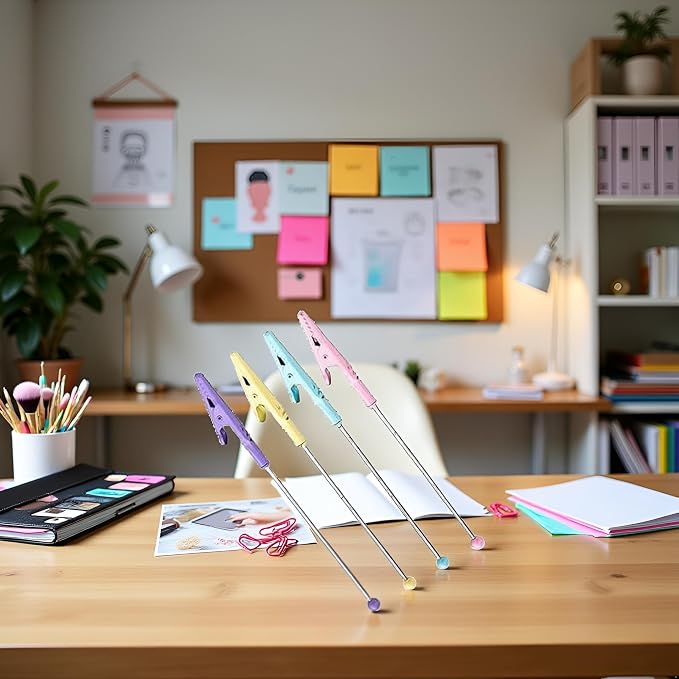 4 Pieces Multicolor Metal Wire Alligator Clips, 14.1 x 1.2cm, Photo and Card Holder, Desk Organizer,Memo Holders Desk Accessories and Workspace Organizers