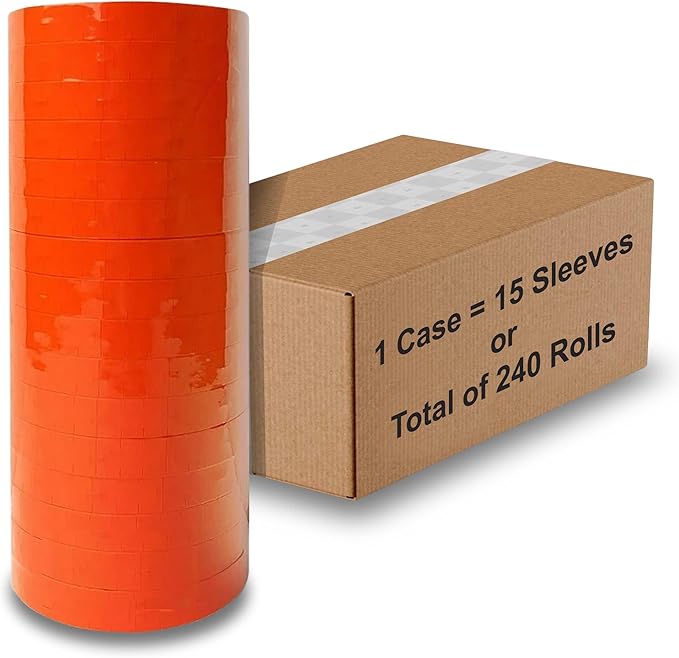 Red Pricing Labels for Monarch Price Labeler, 1 Case of 15 Sleeves, 240 Rolls (15, Green)