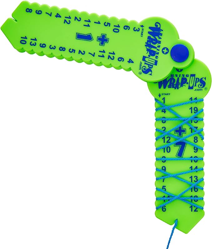 Learning Wrap-Ups Addition Keys - Self Correcting Math Tool for Kids Grade Level K-3