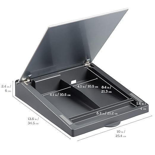 ECR4Kids MessageStor Dry-Erase Glass Board Memo Station, Desk Organizer, Botanical (Pack of 4)