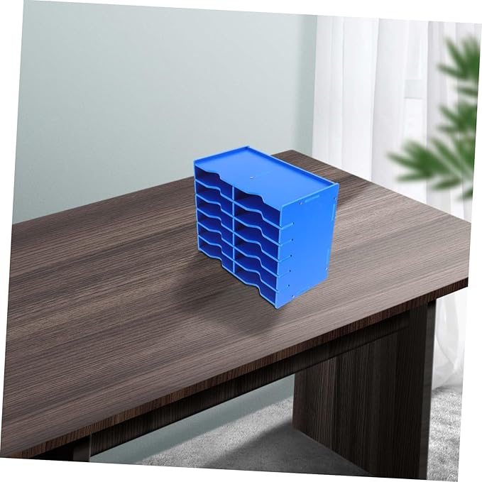 Multi Device Storage Box Stylish Cell Phone Holder for Classroom Meeting Room Easy Assembly Office Organizer with Compartments Space Saving Design for Efficient Workspace