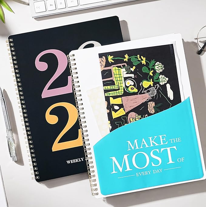 2026-2027 Planner - Planner 2026-2027 Weekly and Monthly, Jul. 2026 – Jun. 2027, 8.5" x 11", Academic Weekly and Monthly Planner with 12 Tabs,Thick Paper, Twin-Wire Binding, Back Pocket