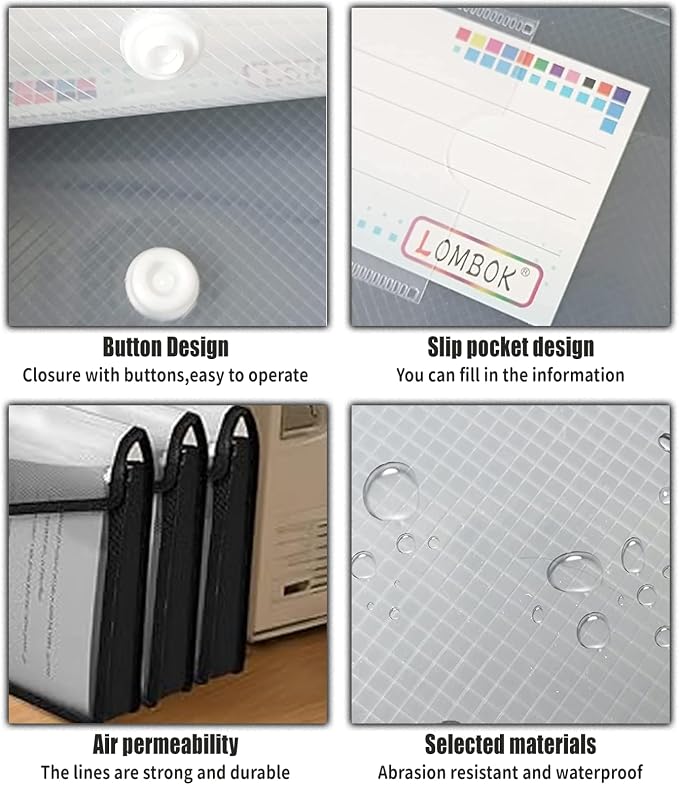 Expandable File Folder Organizer for Documents, 2PCS Plastic A4 Expanding File Folders Organizer Important for Documents
