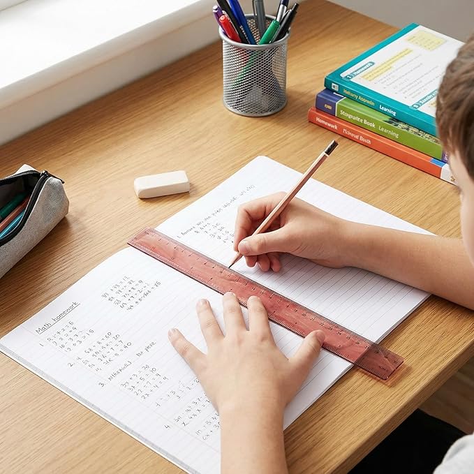 60 Pcs Plastic Clear Rulers 12 Inch, Transparent Assorted Color Ruler Bulk, with Imperial and Metric Scales for Home Office Supplies, Available in 6Colors(Oil Painting Colors)